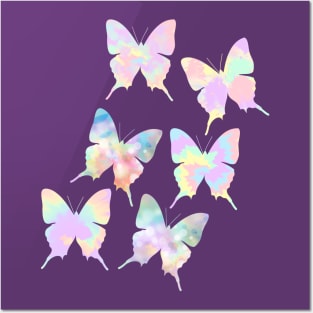 Tie Dye Butterflies Posters and Art